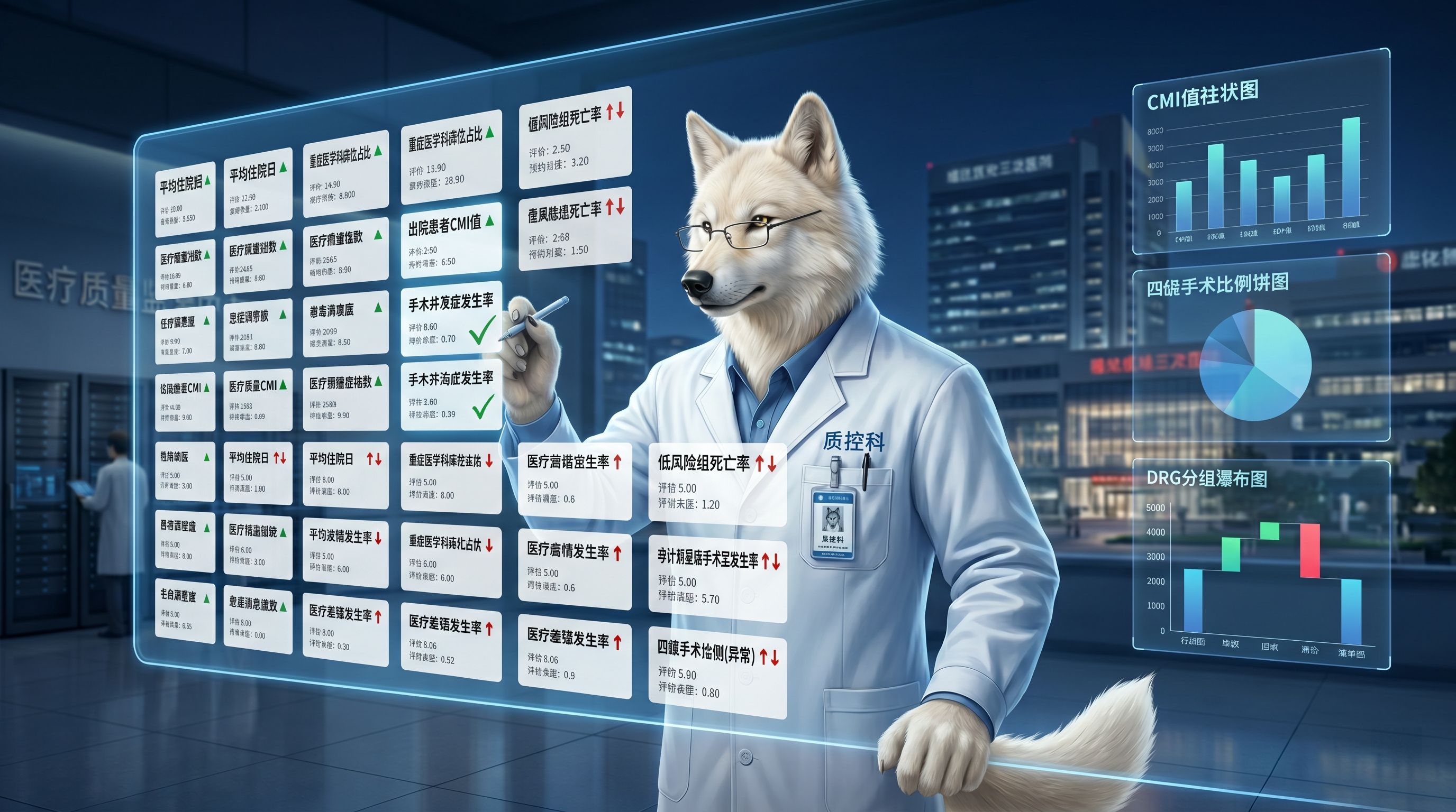 七年了, 居然还有人不知道国考(三级公立医院绩效监测)在考什么! 2024年国考成绩发布：56个指标逐个拆解