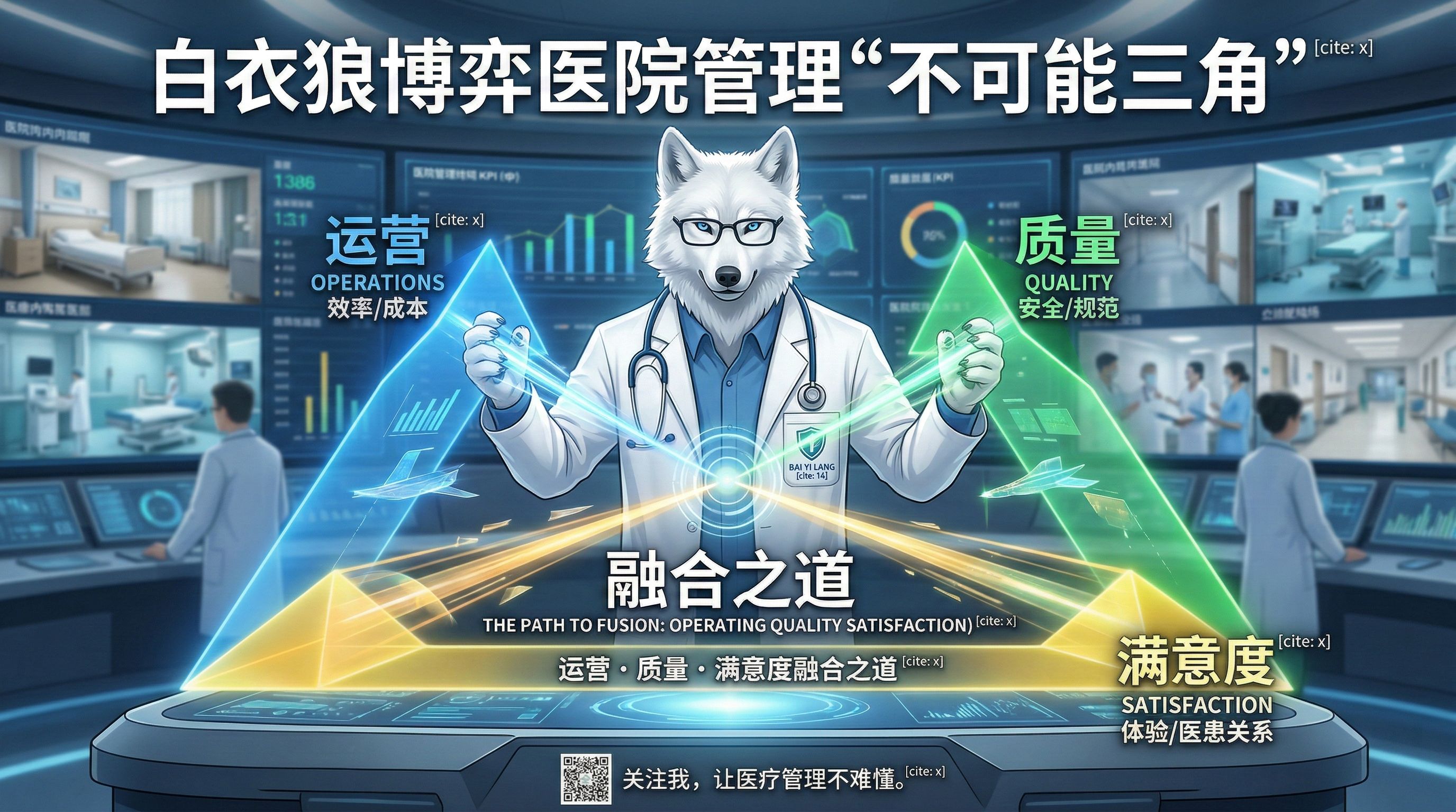 医院管理的“不可能三角”：如何让运营、满意度与医疗质量在阵痛中融合？