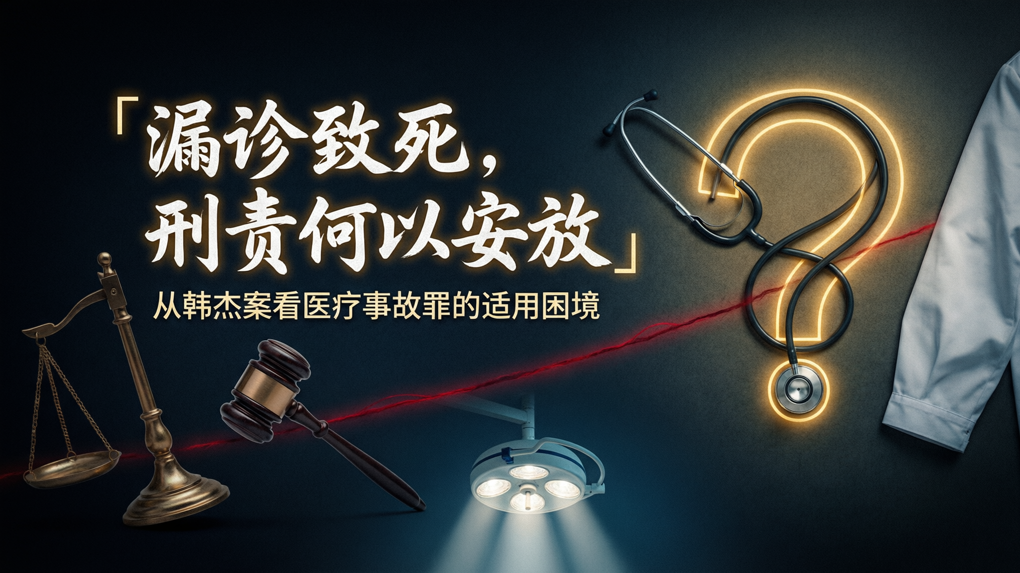 漏诊致死,刑责何以安放 ——从韩杰案看医疗事故罪的适用困境